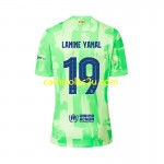 Camisolas de futebol FC Barcelona LAMINE YAMAL 19 UCL Font Equipamento 3ª 2024/25 Manga Curta